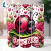 Valentine Love Bug 20 Oz Skinny Tumbler, Valentine Tumbler 3 Valentine Love Bug 20 Oz Skinny Tumbler, Valentine Tumbler