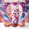 Valentines Day Cow 20 Oz Skinny Tumbler, Valentine Tumbler 3 Valentines Day Cow 20 Oz Skinny Tumbler, Valentine Tumbler