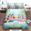 Bluey Bedding Set Quilt Cover Room Decoration V4