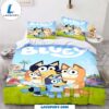 Bluey Pattern Bedding Set Quilt Cover 1