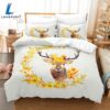 Cartoon Animal Deer Elk Bedding Set Quilt Cover 9
