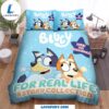 Cartoon Bluey Bedding Set Quilt Cover V4