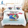 Cartoon Owl Girls Birthday Bedding Sets Quilt Cover 2
