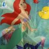 Cartoon The Little Mermaid Ariel Bedding Set Quilt Duvet Cover 10