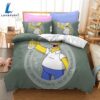 Cartoon The Simpsons Cosplay Bedding Set Quilt Cover 6