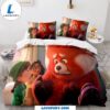 Cartoon Turning Red Bedding Set Quilt Duvet Cover Bedding Sets V2