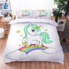 Cartoon Unicorn Bedding Set Quilt Cover 1