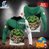 Celtic Cross Shamrock St Patrick Green 3D Design Hoodie 2025