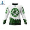 Colorado Avalanche Happy St.Patrick Days Jersey Long Sleeved Sweatshirt 4 Colorado Avalanche Happy St.Patrick Days Jersey Long Sleeved Sweatshirt
