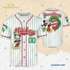 Custom Mickey Christmas Baseball Jersey Disney Baseball Team Outfit 9 Custom Mickey Christmas Baseball Jersey Disney Baseball Team Outfit