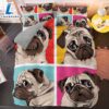 Cute Dog Cartoon Pug Bedding Set Duvet Covers 6