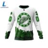 Detroit Red Wings Happy St.Patrick Days Jersey Long Sleeved Sweatshirt 4 Detroit Red Wings Happy St.Patrick Days Jersey Long Sleeved Sweatshirt