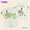 Disney Princess Tiana Customized Baseball Jerseys With Name Number 9 Disney Princess Tiana Customized Baseball Jerseys With Name Number