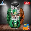 Elegant Dog Gentleman St Patricks Green 3D Pattern Hoodie 2025