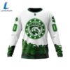 Florida Panthers Happy St.Patrick Days Jersey Long Sleeved Sweatshirt 4 Florida Panthers Happy St.Patrick Days Jersey Long Sleeved Sweatshirt