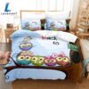 Hand-Painted Cartoon Owl Bedding Set Quilt Covers 7