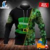 Happy St Patrick Day With Green Hat 3D Hoodie For Women 2025