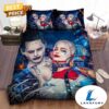 Joker And Harley Quinn Halloween Bedding Set