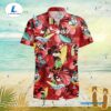 Mickey Mouse Surfing Red Hawaiian Shirt Tropical Shirts Disney Gift