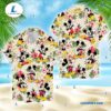Mickey Mouse Tropical Floral Beach Funny Hawaiian Shirt, Disney Family Vacation Shirts, Unique Mickey Mouse Gift