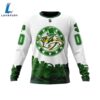 Nashville Predators Happy St.Patrick Days Jersey Long Sleeved Sweatshirt 4 Nashville Predators Happy St.Patrick Days Jersey Long Sleeved Sweatshirt