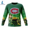 NHL Montreal Canadiens Special Design For St.Patrick Day Long Sleeved Sweatshirt 4 NHL Montreal Canadiens Special Design For St.Patrick Day Long Sleeved Sweatshirt