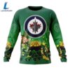 NHL Winnipeg Jets Special Design For St.Patrick Day Long Sleeved Sweatshirt 5 NHL Winnipeg Jets Special Design For St.Patrick Day Long Sleeved Sweatshirt