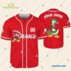 Personalized Donald Duck Disney Christmas Baseball Jersey for Team 2 Personalized Donald Duck Disney Christmas Baseball Jersey for Team