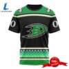Personalized NHL Anaheim Ducks Specialized Unisex Kits Hockey Celebrate St Patrick's Day 3D T-Shirts
