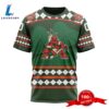 Personalized NHL Arizona Coyotes Specialized Unisex Kits Hockey Celebrate St Patrick's Day 3D Shirts