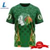 Personalized NHL Chicago Blackhawks Full Green Design For St. Patrick's Day All Over Print Shirts 4 Personalized NHL Chicago Blackhawks Full Green Design For St. Patrick's Day All Over Print Shirts