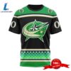 Personalized NHL Columbus Blue Jackets Specialized Unisex Kits Hockey St Patrick's Day 3D Shirts 5 Personalized NHL Columbus Blue Jackets Specialized Unisex Kits Hockey St Patrick's Day 3D Shirts
