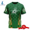 Personalized NHL Dallas Stars Full Green Design For St. Patrick's Day All Over Print Shirts 5 Personalized NHL Dallas Stars Full Green Design For St. Patrick's Day All Over Print Shirts