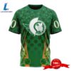 Personalized NHL Ottawa Senators Full Green Design For St. Patrick's Day All Over Print Shirts
