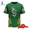 Personalized NHL Seattle Kraken Full Green Design For St. Patrick's Day All Over Print Shirts 5 Personalized NHL Seattle Kraken Full Green Design For St. Patrick's Day All Over Print Shirts