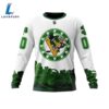 Pittsburgh Penguins Happy St.Patrick Days Jersey Long Sleeved Sweatshirt