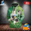 Pugs Dog With St Patrick Green 3D Realistic Hoodie 2025 5 Pugs Dog With St Patrick Green 3D Realistic Hoodie 2025