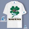 Shamrock Baltimore Ravens Happy St Patrick Day Cotton Shirt 2025