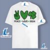 St Patricks Day Peace Love Irish Shirt Men Women 2025