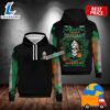 St Patricks Day Skull Smile On His Face Black 3D Hoodie For Men 2025