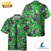 Tropical Summer Joker Design Hawaiian Shirt - Green