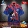 Chicago Cubs Mickey Mouse Short Sleeve Button Up Tropical Hawaiian Shirt