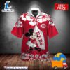Cincinnati Reds Mickey Mouse Short Sleeve Button Up Tropical Hawaiian Shirt