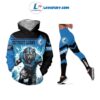 Detroit Lions Roary Personalized Hoodie Legging Set
