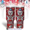 Georgia Bulldogs Glitter Spirit Stanley Tumbler Cup 8 Georgia Bulldogs Glitter Spirit Stanley Tumbler Cup