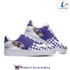 NFL Baltimore Ravens Air Froce 1 Sneakers Shoes V6