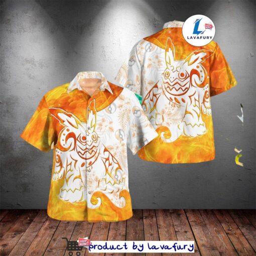 Tribal Style Pokemon Darmanitan Design Hawaiian Shirt