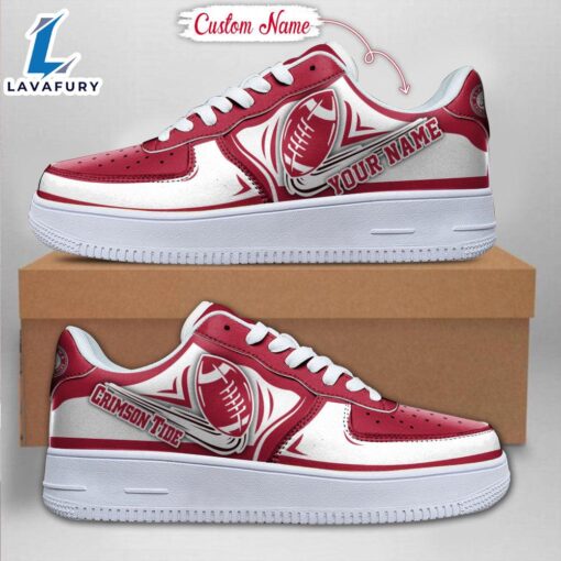 Alabama Crimson Tide NCAA Air Force 1 Shoes For Men And Women V3