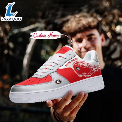 Georgia Bulldogs NCAA Air Force 1 Shoes For Men And Women V