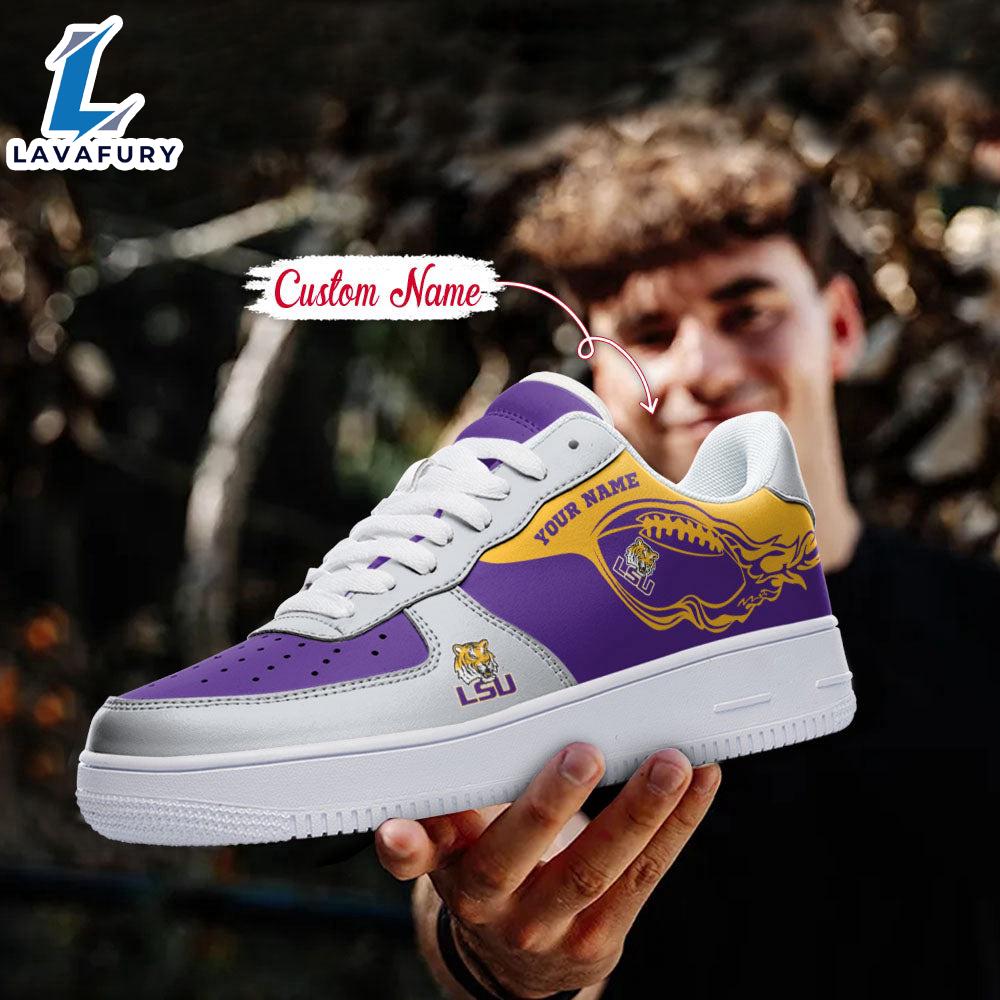 LSU Tigers NCAA Air Force 1 Shoes For Men And Women V LSU Tigers NCAA Air Force 1 Shoes For Men And Women V